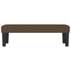 Panca Marrone Scuro 100x30x30 cm in Tessuto