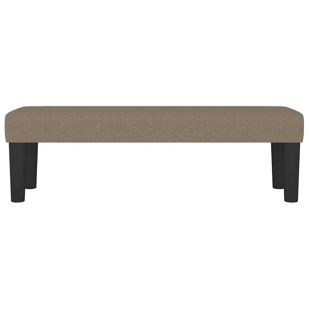 Panca Tortora 100x30x30 cm in Tessuto