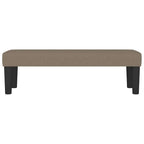 Panca Tortora 100x30x30 cm in Tessuto