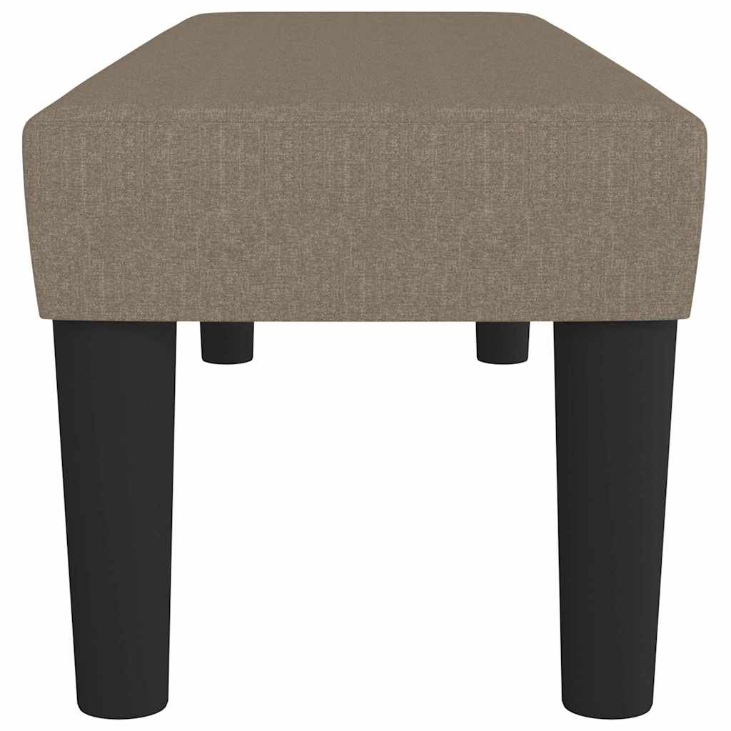Panca Tortora 100x30x30 cm in Tessuto