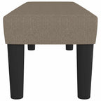 Panca Tortora 100x30x30 cm in Tessuto