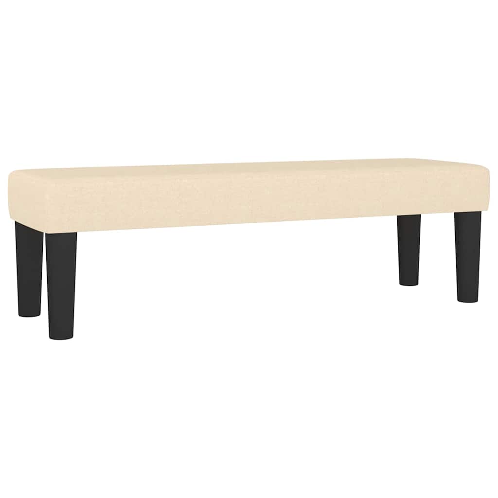 Panca Crema 100x30x30 cm in Tessuto