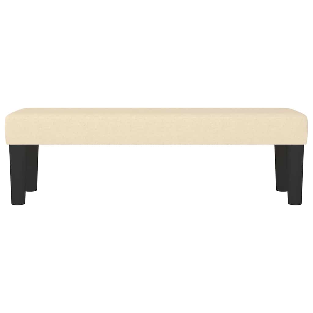 Panca Crema 100x30x30 cm in Tessuto