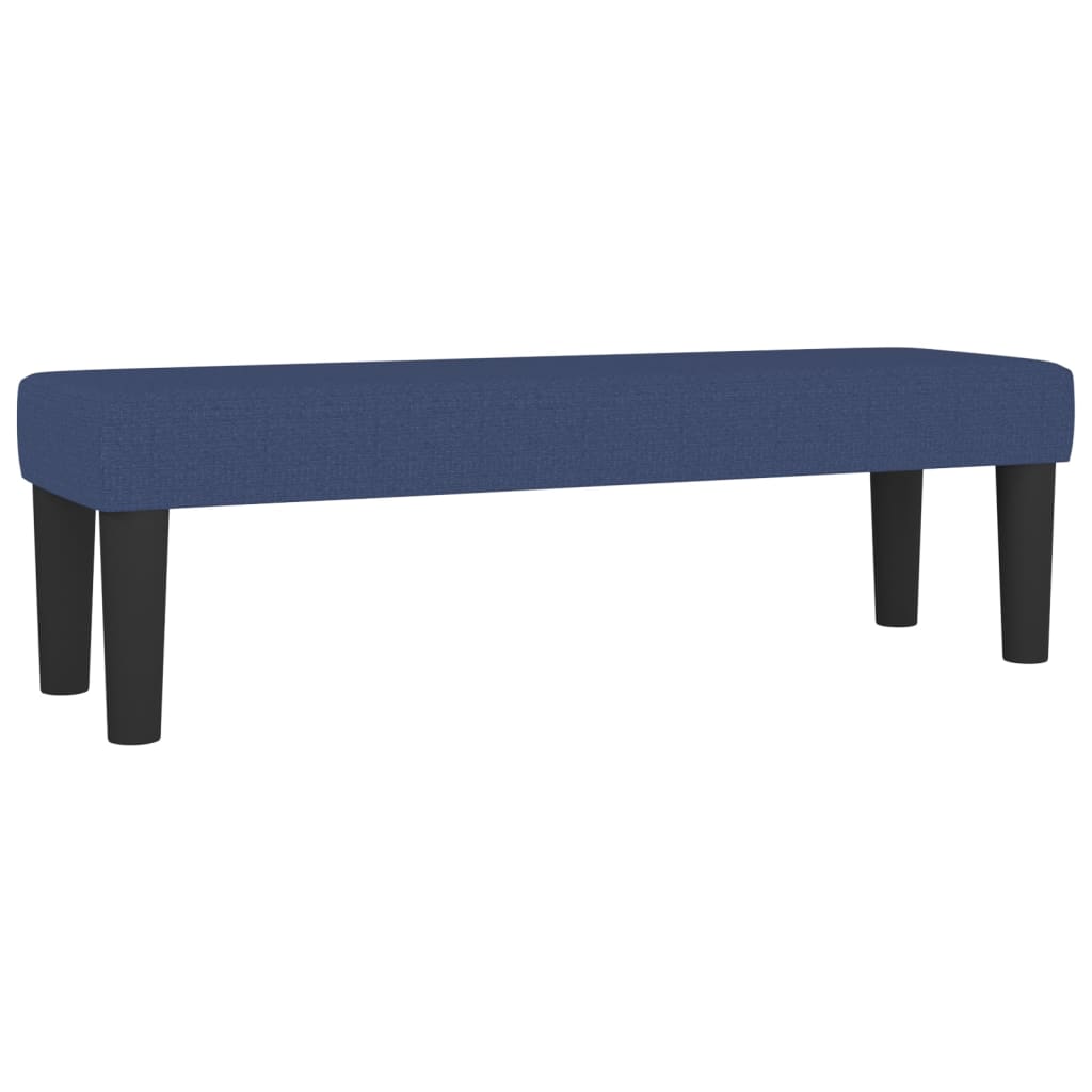 Panca Blu 100x30x30 cm in Tessuto