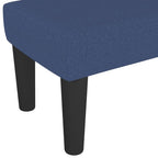 Panca Blu 100x30x30 cm in Tessuto