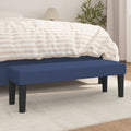 Panca Blu 100x30x30 cm in Tessuto