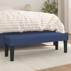 Panca Blu 100x30x30 cm in Tessuto