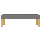 Panca Grigio Scuro 100x30x30 cm in Tessuto