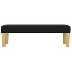 Panca Nera 100x30x30 cm in Tessuto