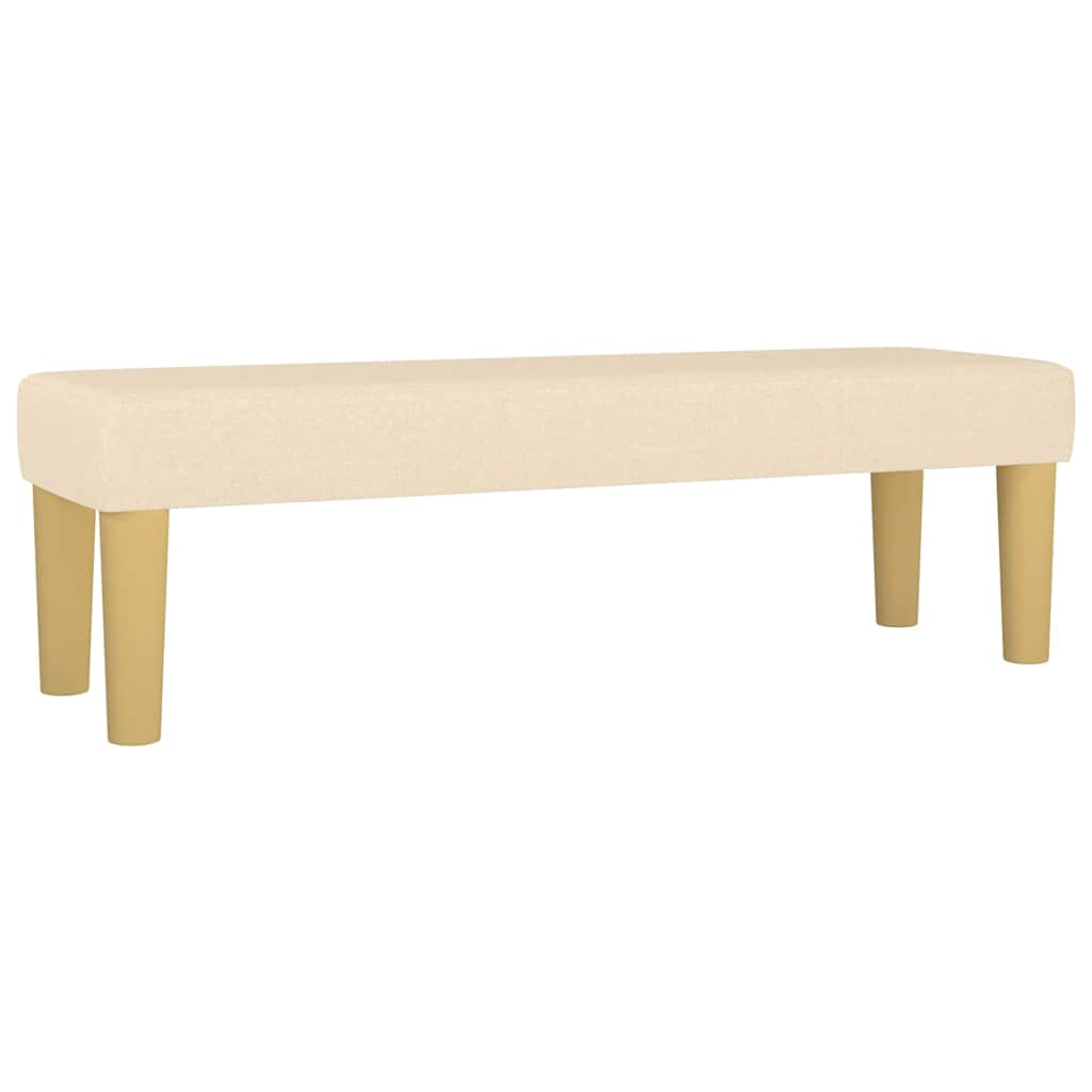 Panca Crema 100x30x30 cm in Tessuto