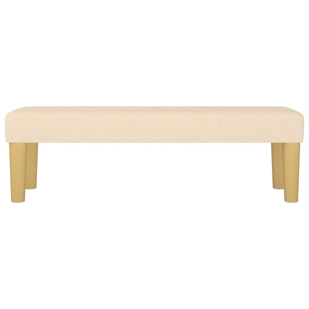 Panca Crema 100x30x30 cm in Tessuto
