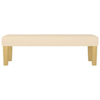 Panca Crema 100x30x30 cm in Tessuto