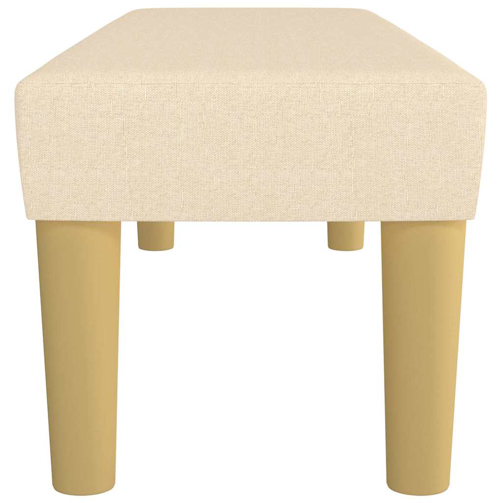 Panca Crema 100x30x30 cm in Tessuto