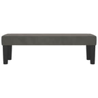 Panca Grigio Scuro 100x30x30 cm in Velluto