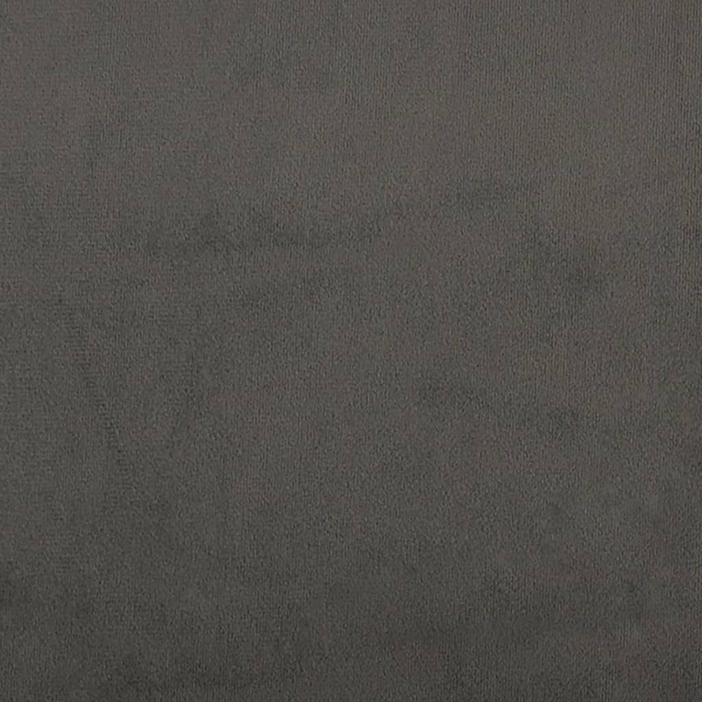 Panca Grigio Scuro 100x30x30 cm in Velluto