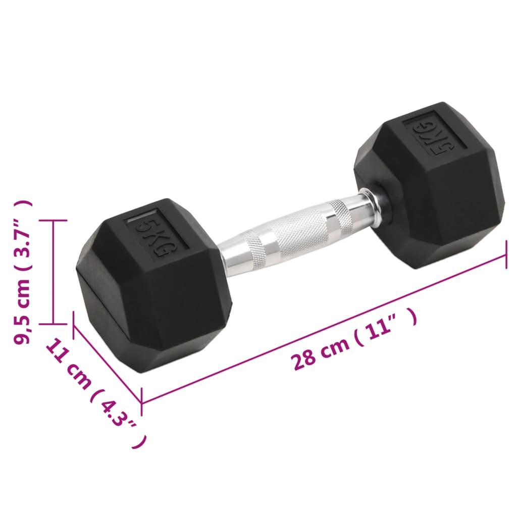 Manubri 2 pz 10 kg Totale in Ghisa