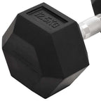 Manubri 2 pz 25 kg Totale in Ghisa