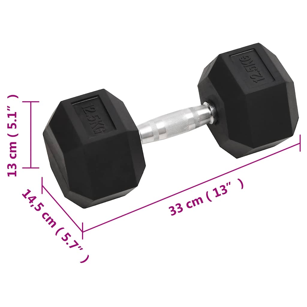 Manubri 2 pz 25 kg Totale in Ghisa