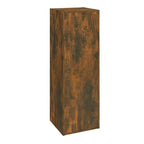 Set di Mobili Porta TV 5 pz Rovere Fumo in Legno Multistrato
