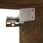 Set di Mobili Porta TV 5 pz Rovere Fumo in Legno Multistrato