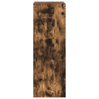 Set Mobili Porta TV 3 pz Rovere Fumo in Legno Multistrato