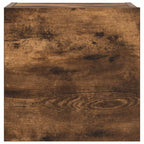 Set di Mobili Porta TV 4 pz Rovere Fumo in Legno Multistrato
