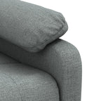 Poltrona Reclinabile in Tessuto Grigio Scuro