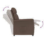 poltrona Marrone Microfibra