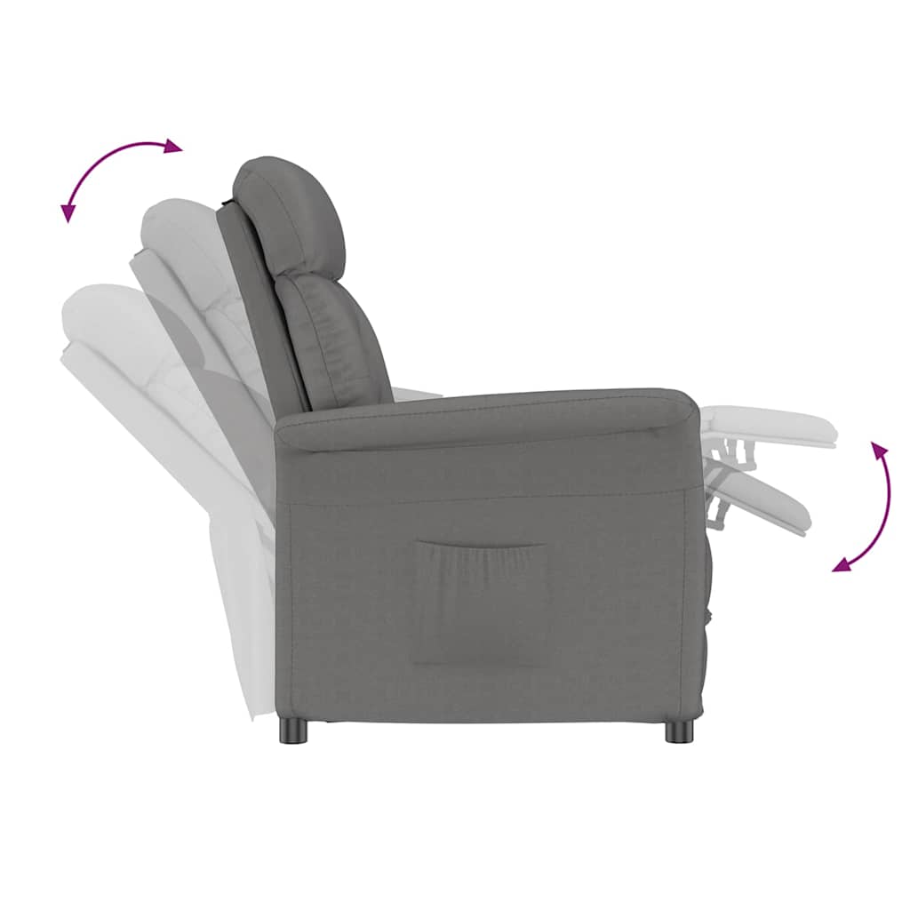 poltrona Grigio scuro Microfibra