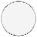 Specchio da Parete Argento Ø 20 cm Rotondo