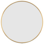 Specchio da Parete Dorato Ø 40 cm Rotondo