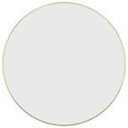 Specchio da Parete Dorato Ø 60 cm Rotondo