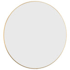 Specchio da Parete Dorato Ø 60 cm Rotondo