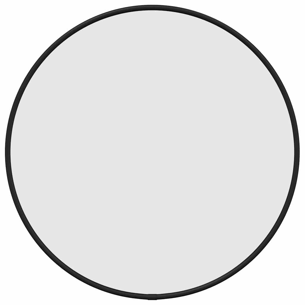Specchio da Parete Nero Ø 40 cm Rotondo