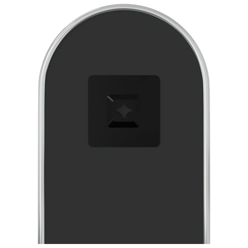 Specchio da Parete Argento 40x15 cm Ovale