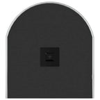 Specchio da Parete Argento 70x30 cm Ovale