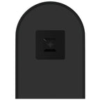 Specchio da Parete Nero 40x15 cm Ovale