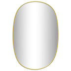 Specchio da Parete Dorato 50x35 cm