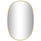 Specchio da Parete Dorato 60x40 cm