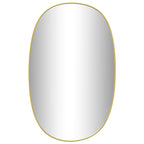 Specchio da Parete Dorato 80x50 cm