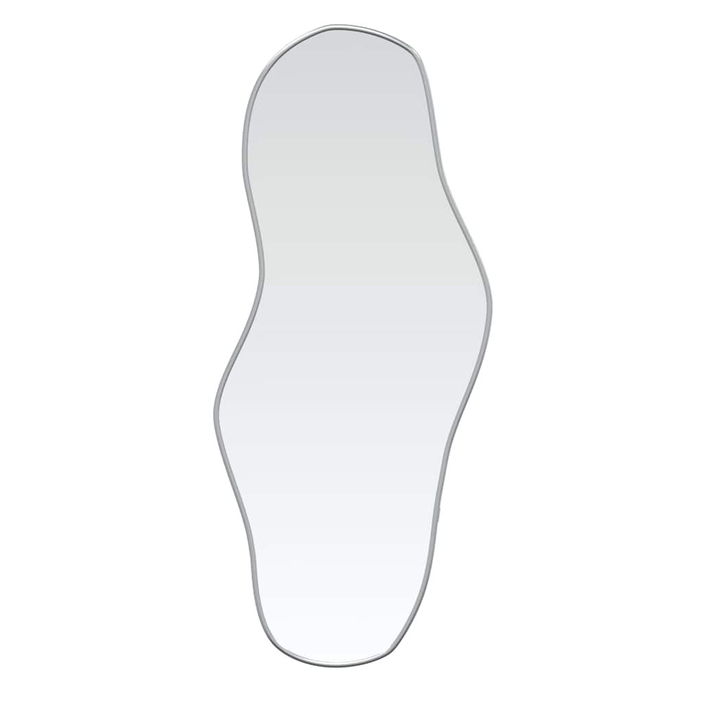 Specchio da Parete Argento 70x30 cm