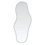 Specchio da Parete Argento 80x35 cm