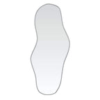Specchio da Parete Argento 100x45 cm