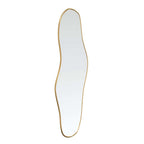 Specchio da Parete Dorato 60x25 cm