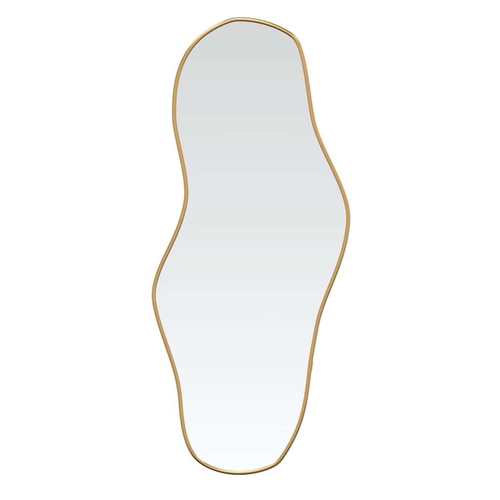 Specchio da Parete Dorato 80x35 cm