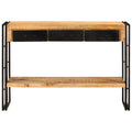 Tavolo Consolle 110x30x76 cm in Legno Massello di Mango
