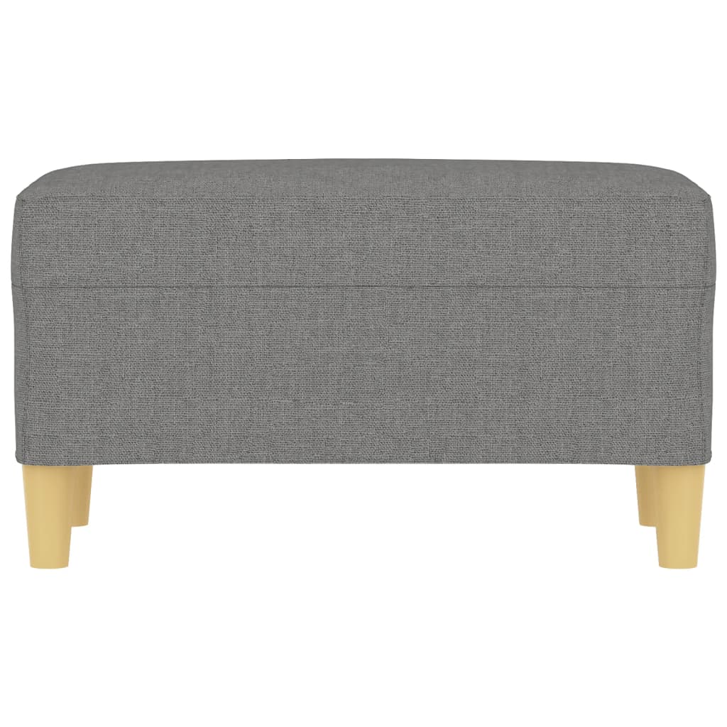 Panca Grigio Scuro 70x35x41 cm in Tessuto