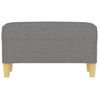Panca Grigio Scuro 70x35x41 cm in Tessuto