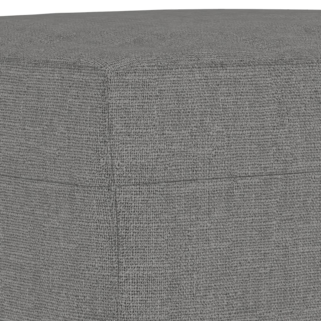 Panca Grigio Scuro 70x35x41 cm in Tessuto