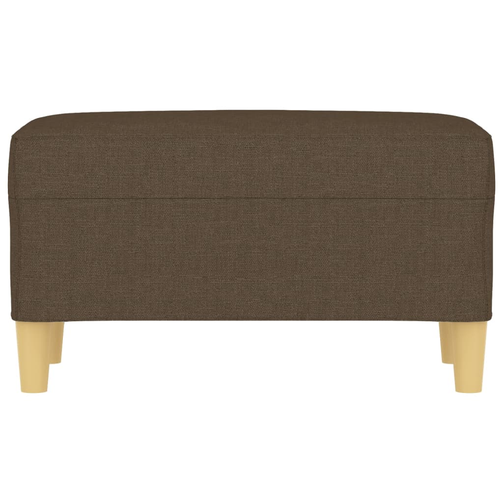 Panca Marrone 70x35x41 cm in Tessuto